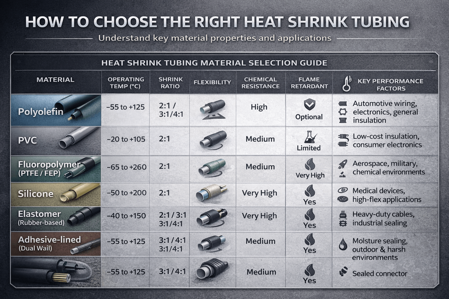 How to Choose the Right Heat Shrink Tubing A Practical Technical Guide